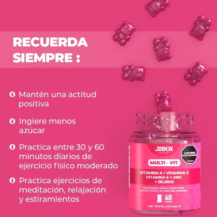 GOMAS MULTIVITAMINICO THE GUMMY BOX