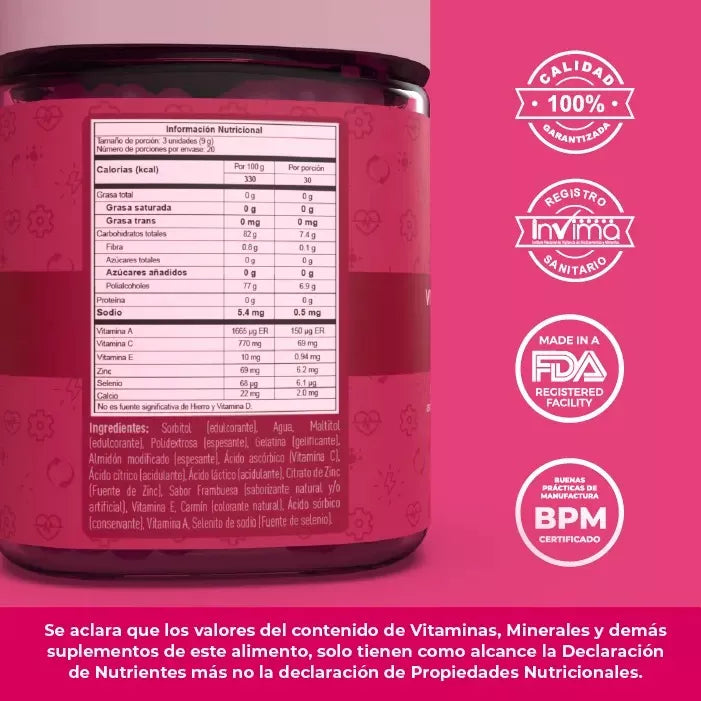 GOMAS MULTIVITAMINICO THE GUMMY BOX