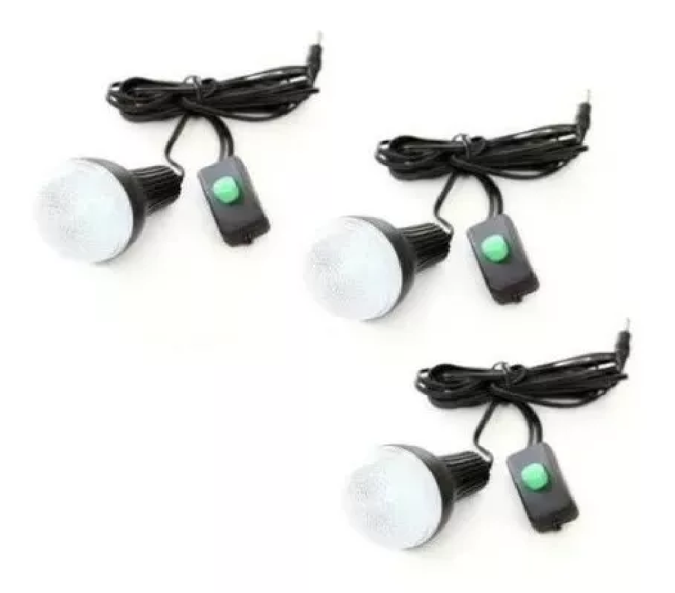 Kit Panel Solar Lámpara Led Portátil