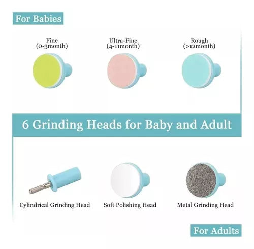 Pulidor Uñas Bebe con 5 Limas