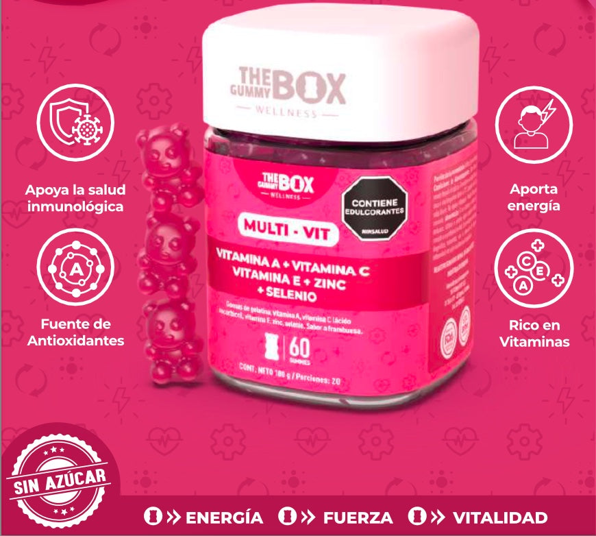 GOMAS MULTIVITAMINICO THE GUMMY BOX